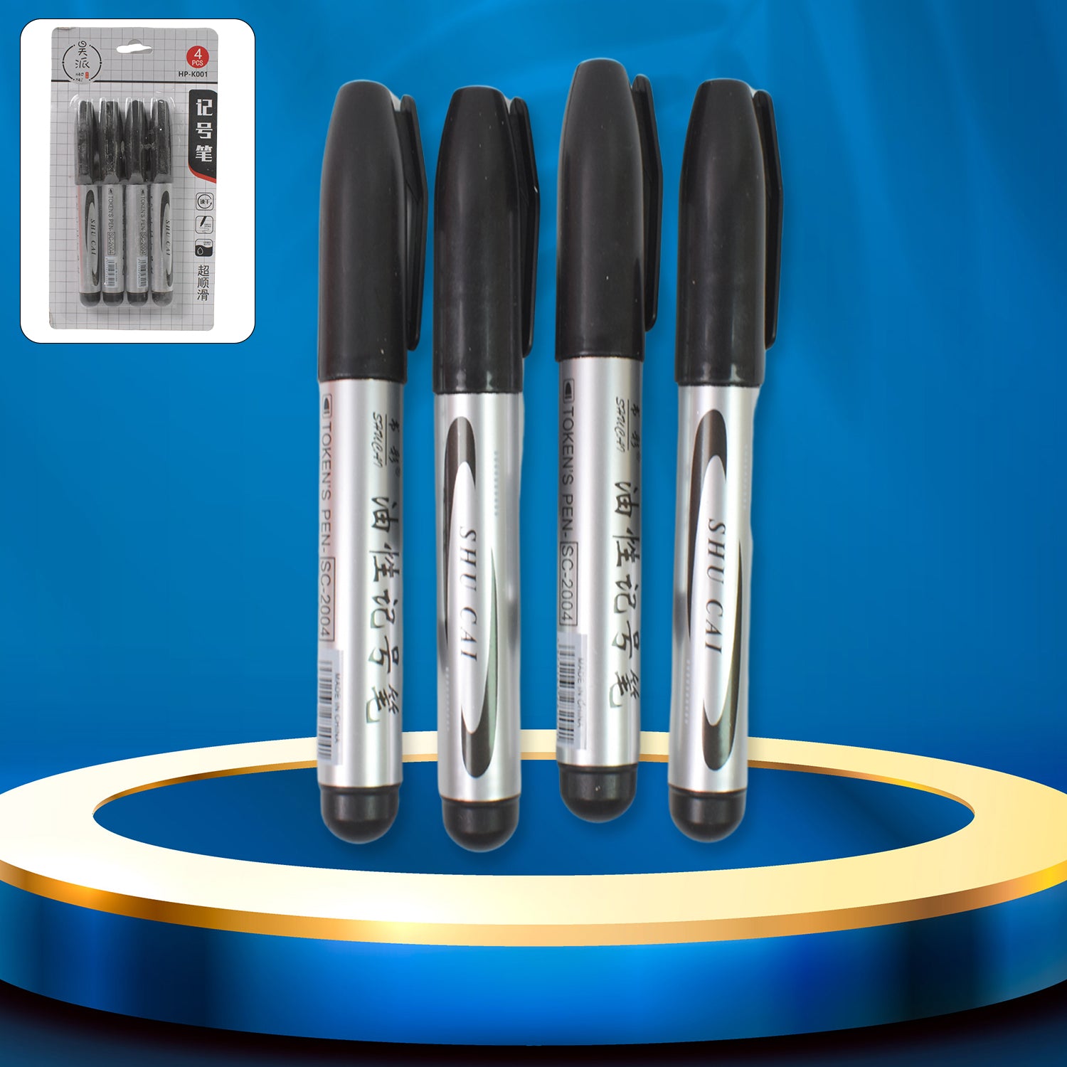 Black Marker Used In All Kinds Of School College (4 Pcs Set) Black Marker Used In All Kinds Of School College (4 Pcs Set)